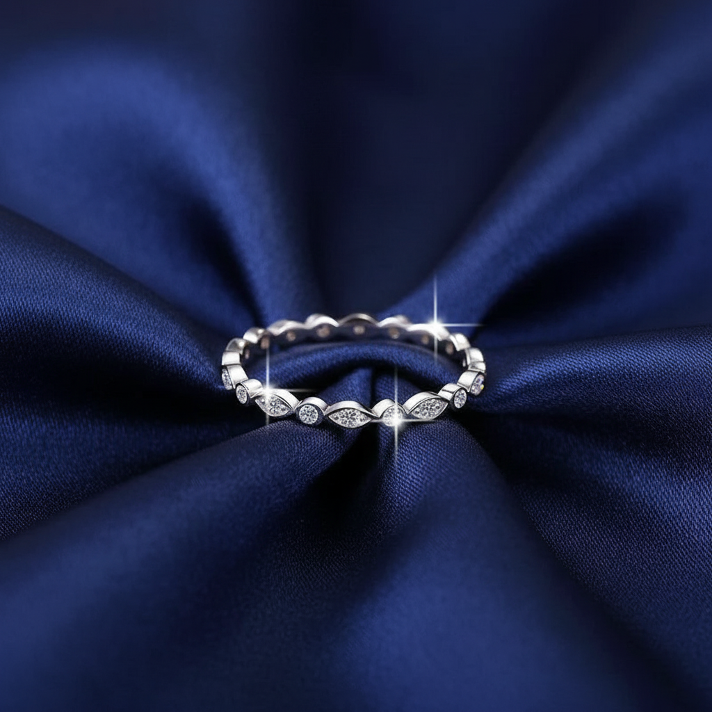 Moissanit Ring Mercury