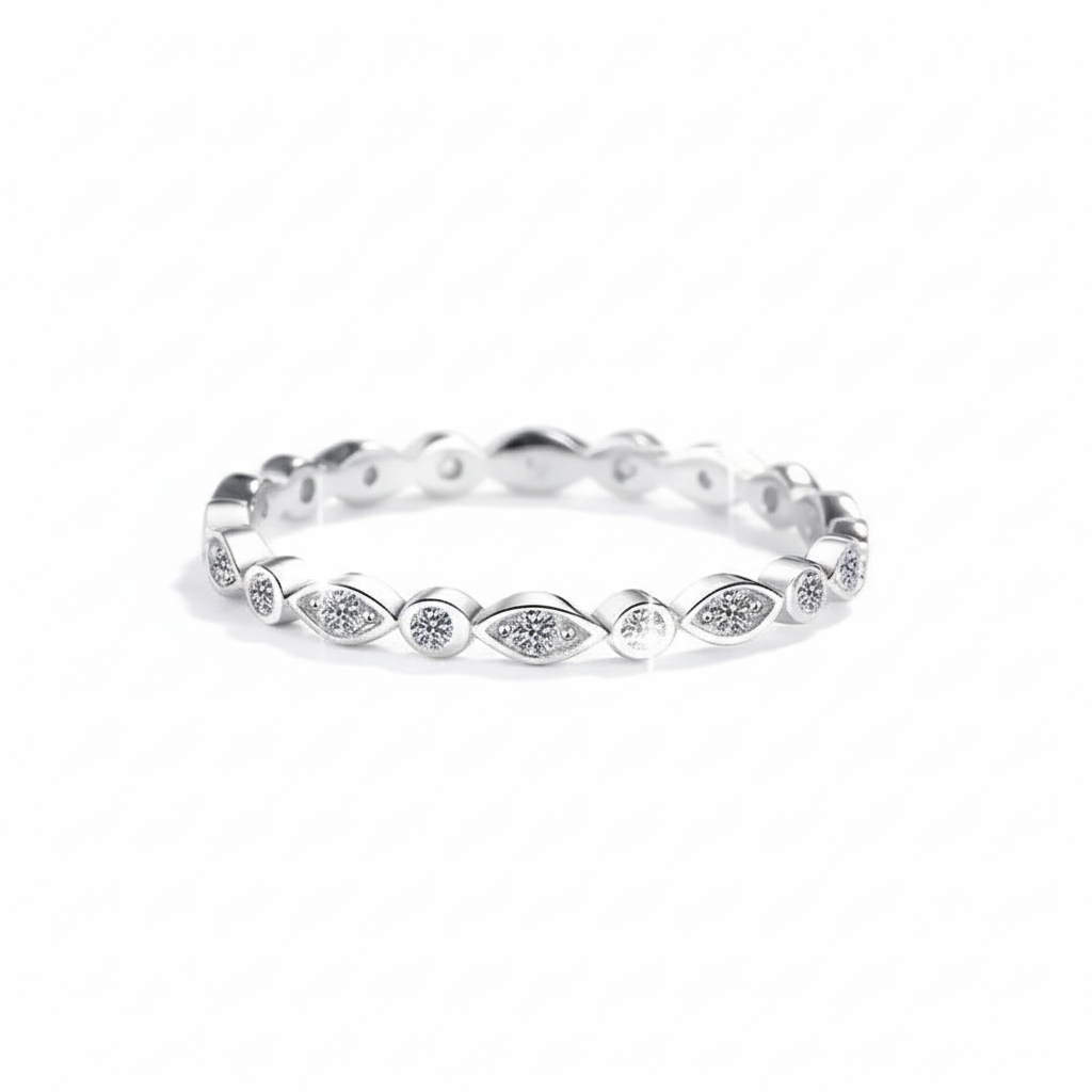 Moissanit Ring Mercury