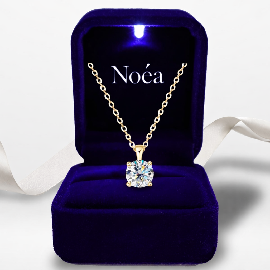 Collana Moissanite Noéa - Oro