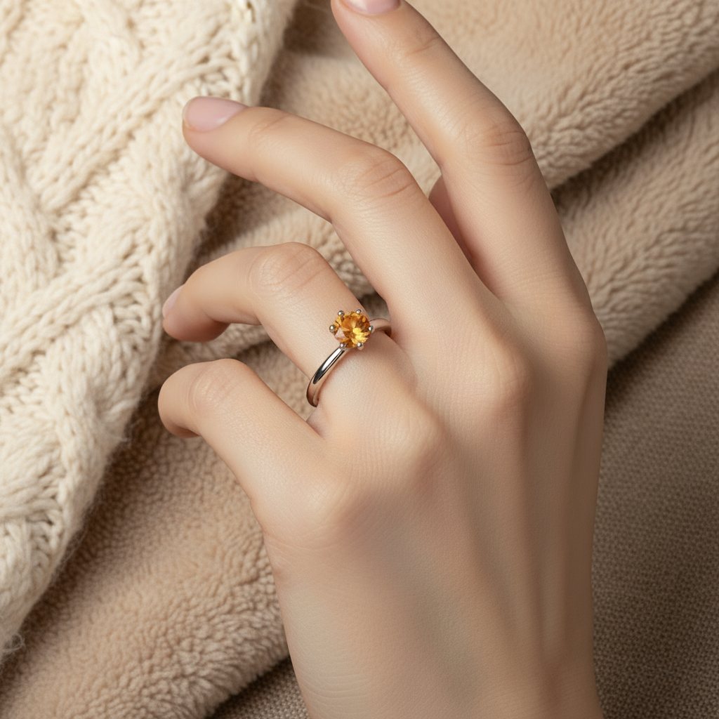 Moissanit Ring San Bélle Solara - Gold