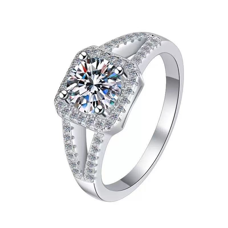 Moissanit Ring Glamour