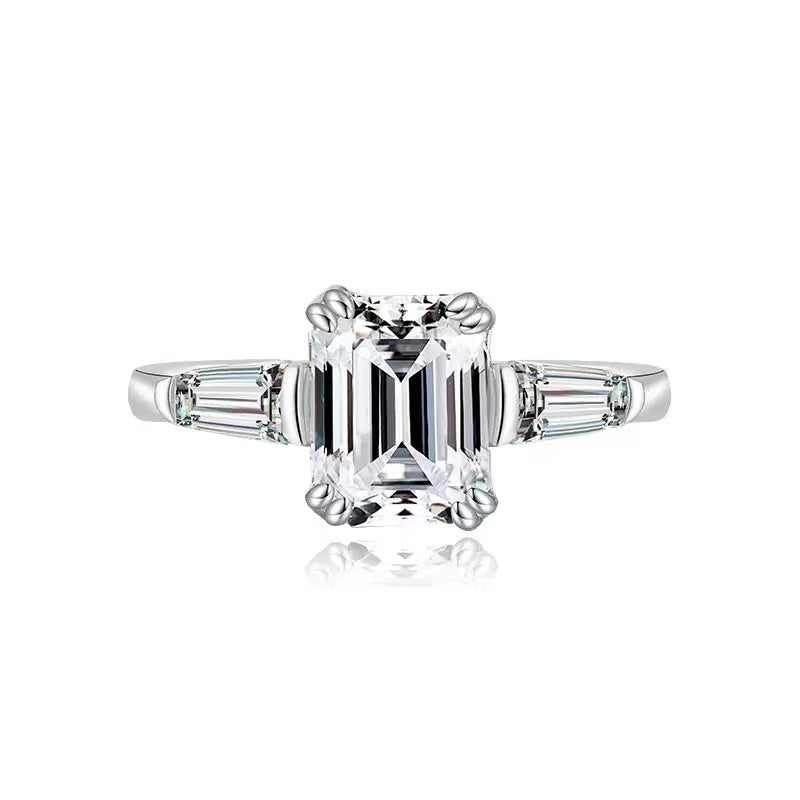 Moissanit Ring Fleur