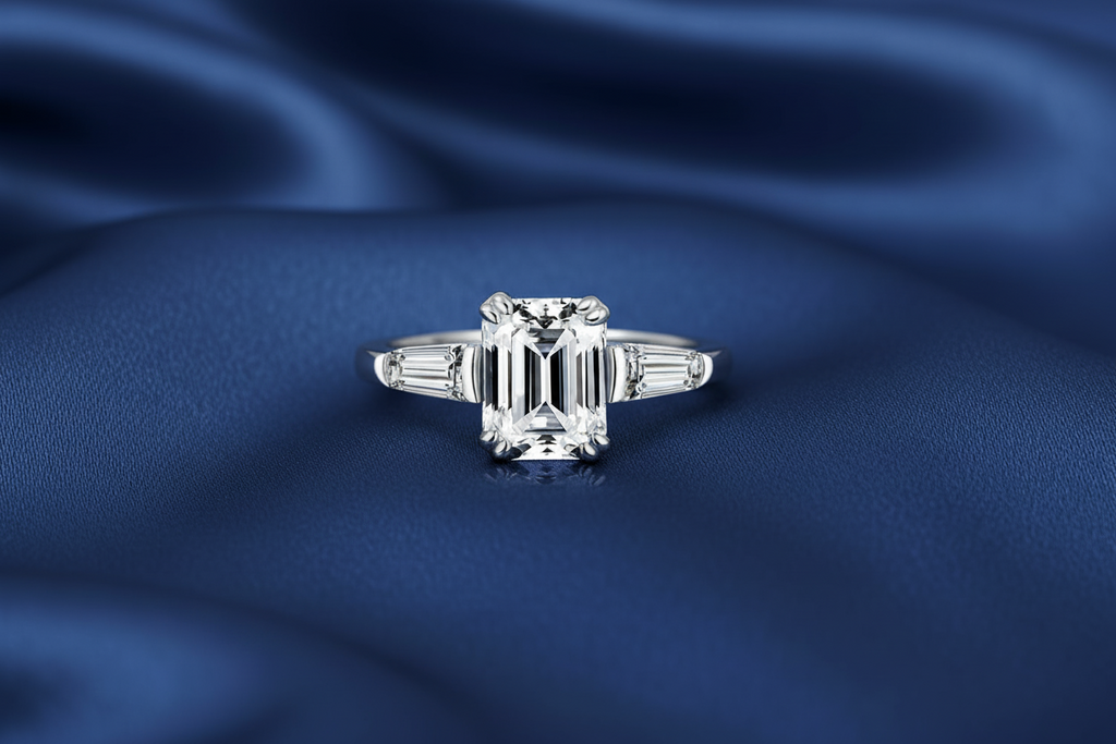 Moissanit Ring Fleur