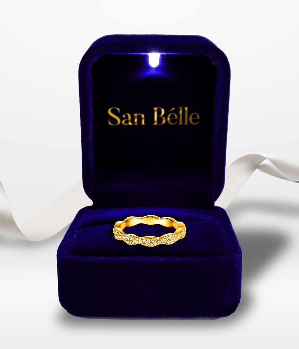 Moissanit Ring Orbit - Gold