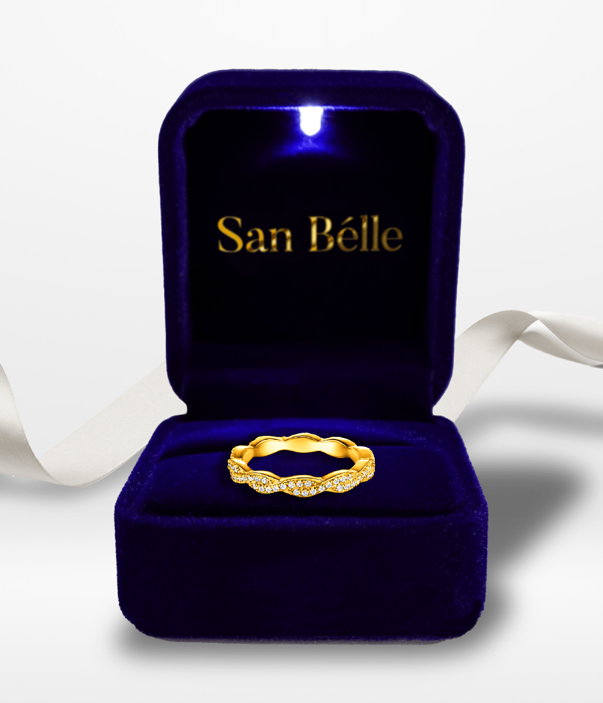 Moissanit Ring Orbit - Gold