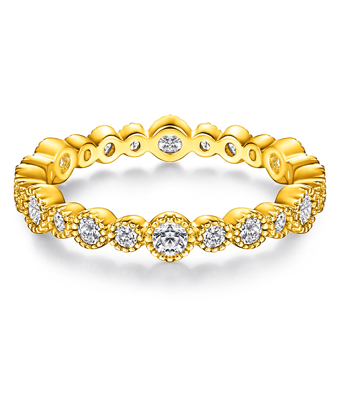 Moissanit Ring Emilia - Gold