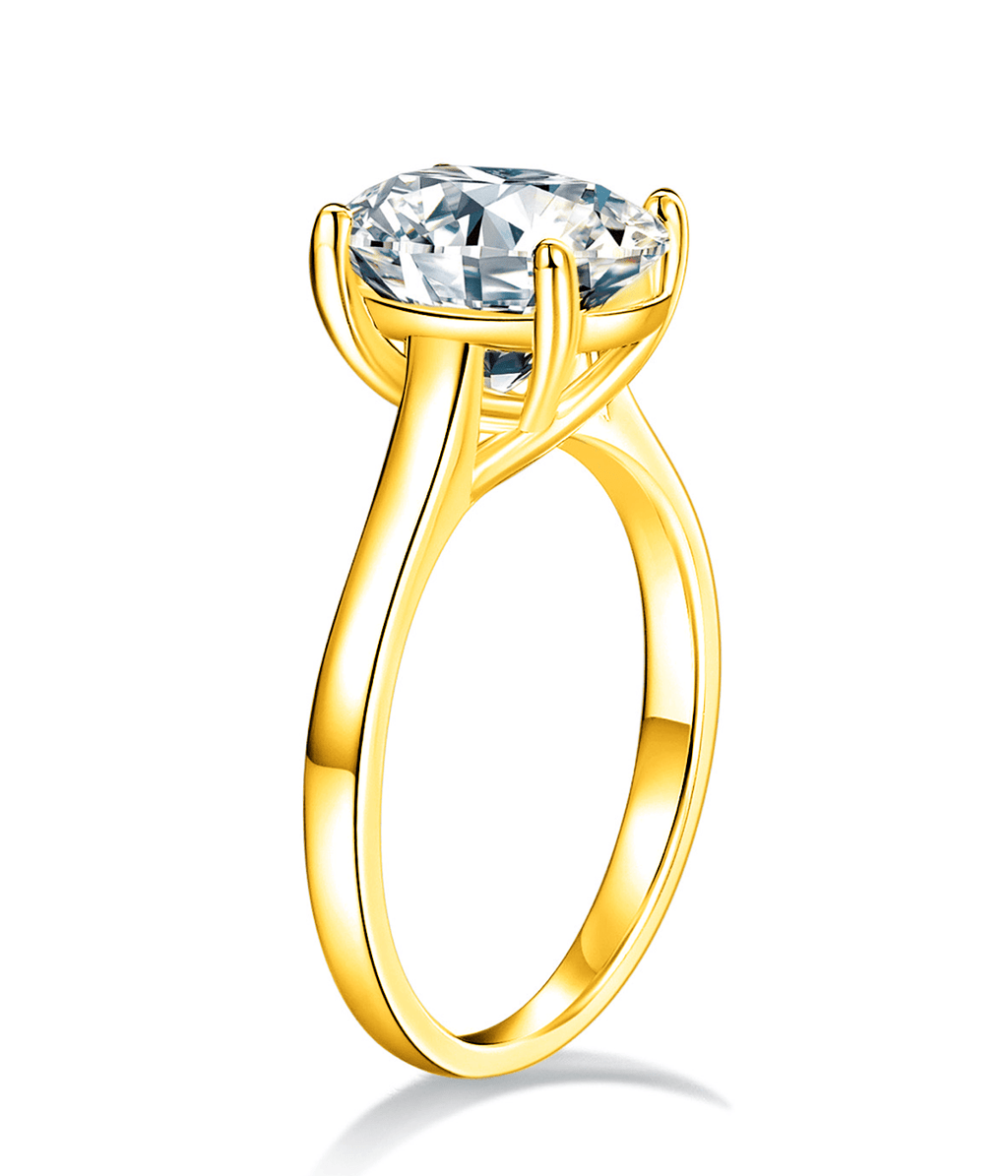 Moissanit Ring Claire - Gold