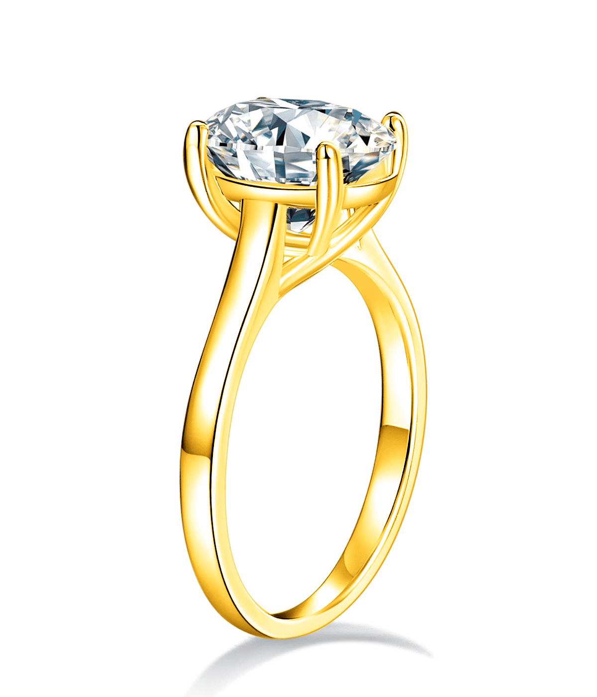 Moissanit Ring Claire - Gold