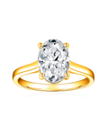 Moissanit Ring Claire - Gold