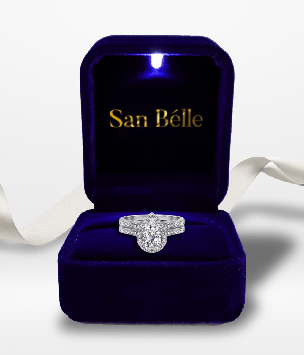 Moissanit Ring Set Jolie