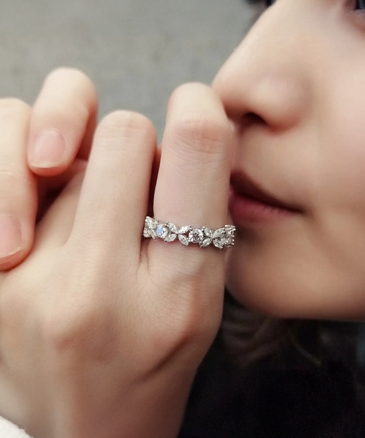 Moissanit Ring Liora