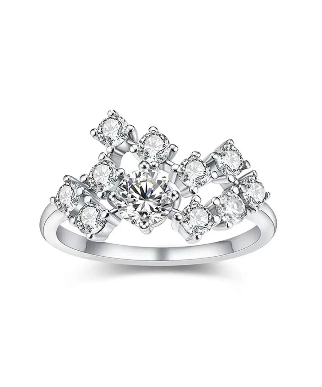 Moissanit Ring Canto - Gold