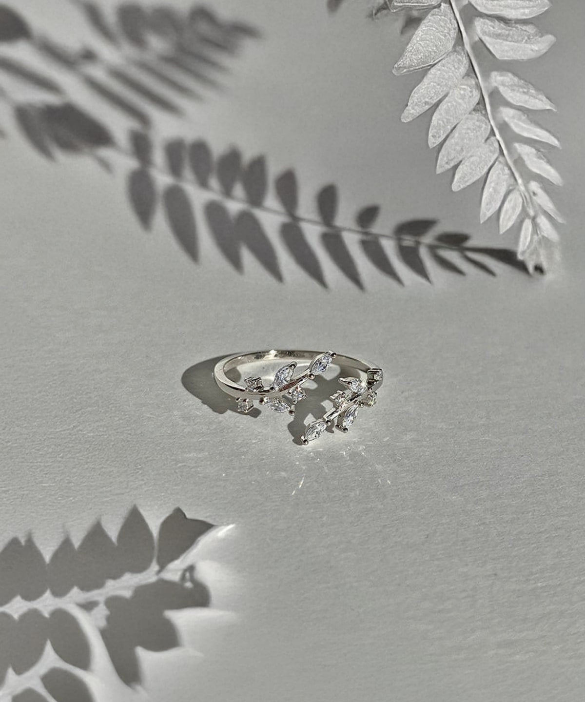Moissanit Ring Flora