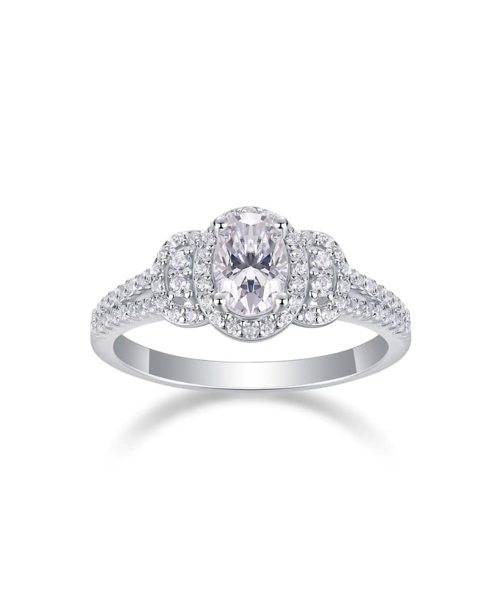 Moissanit Ring Oris - Gold