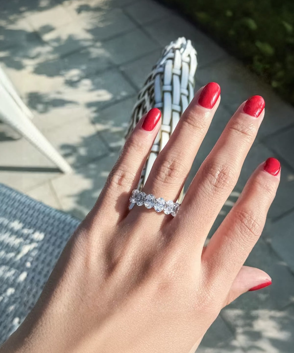 Moissanit Ring Astrid - Gold