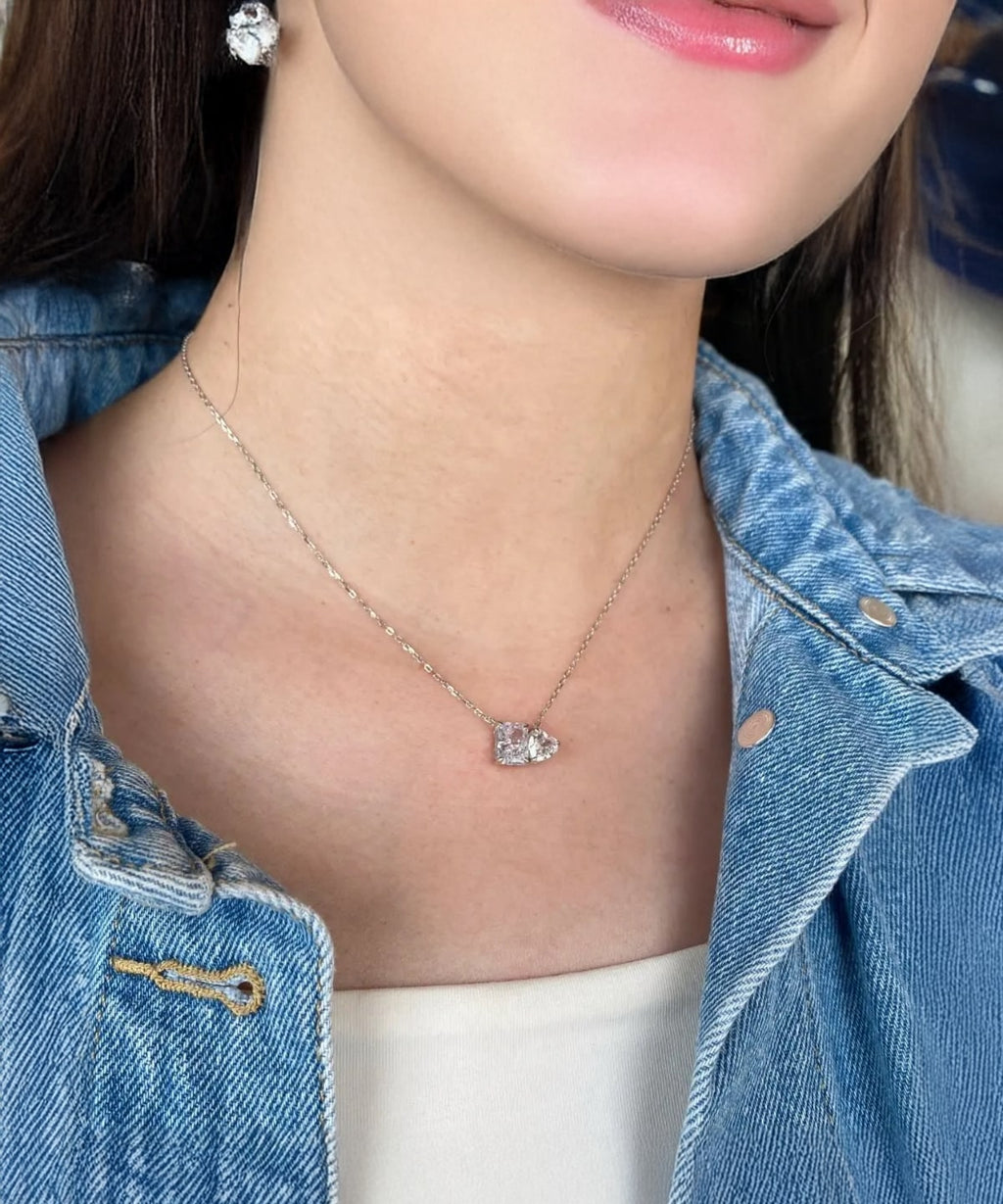 Moissanit Halskette Tivona