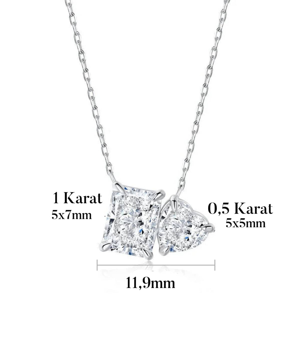 Moissanit Halskette Tivona