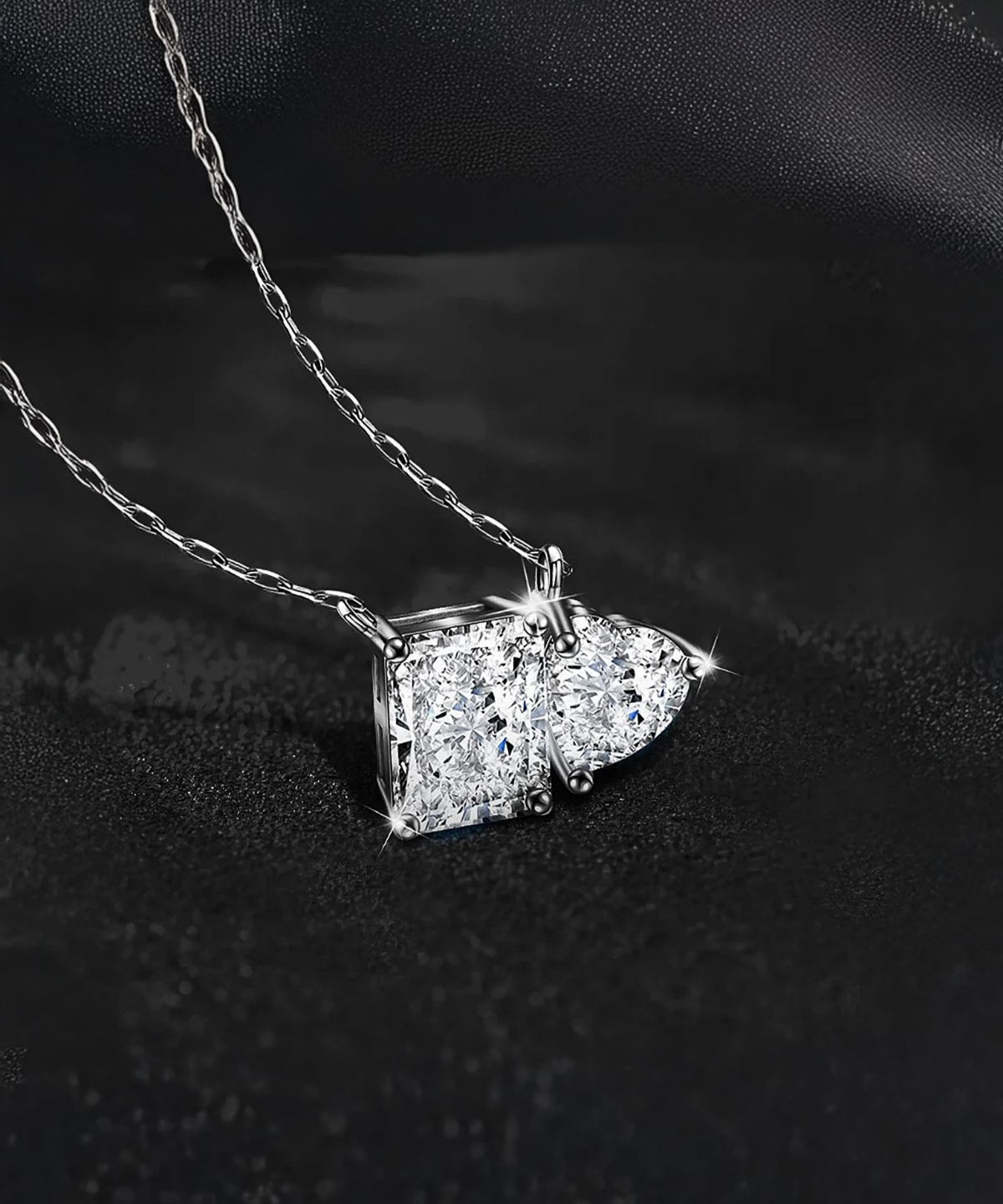 Moissanit Halskette Tivona