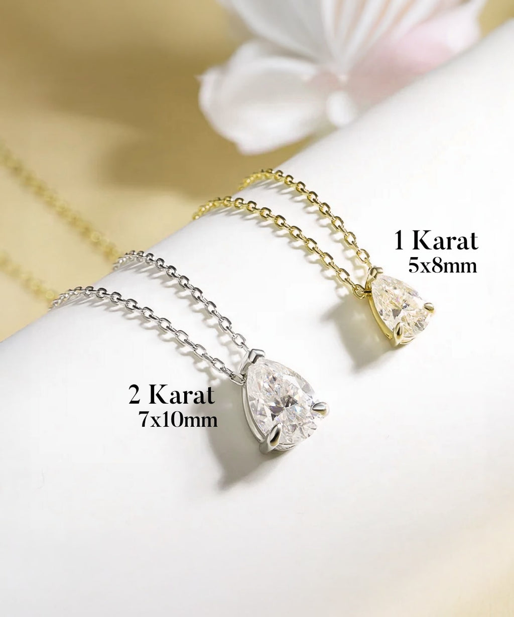 Moissanit Halskette Fiora