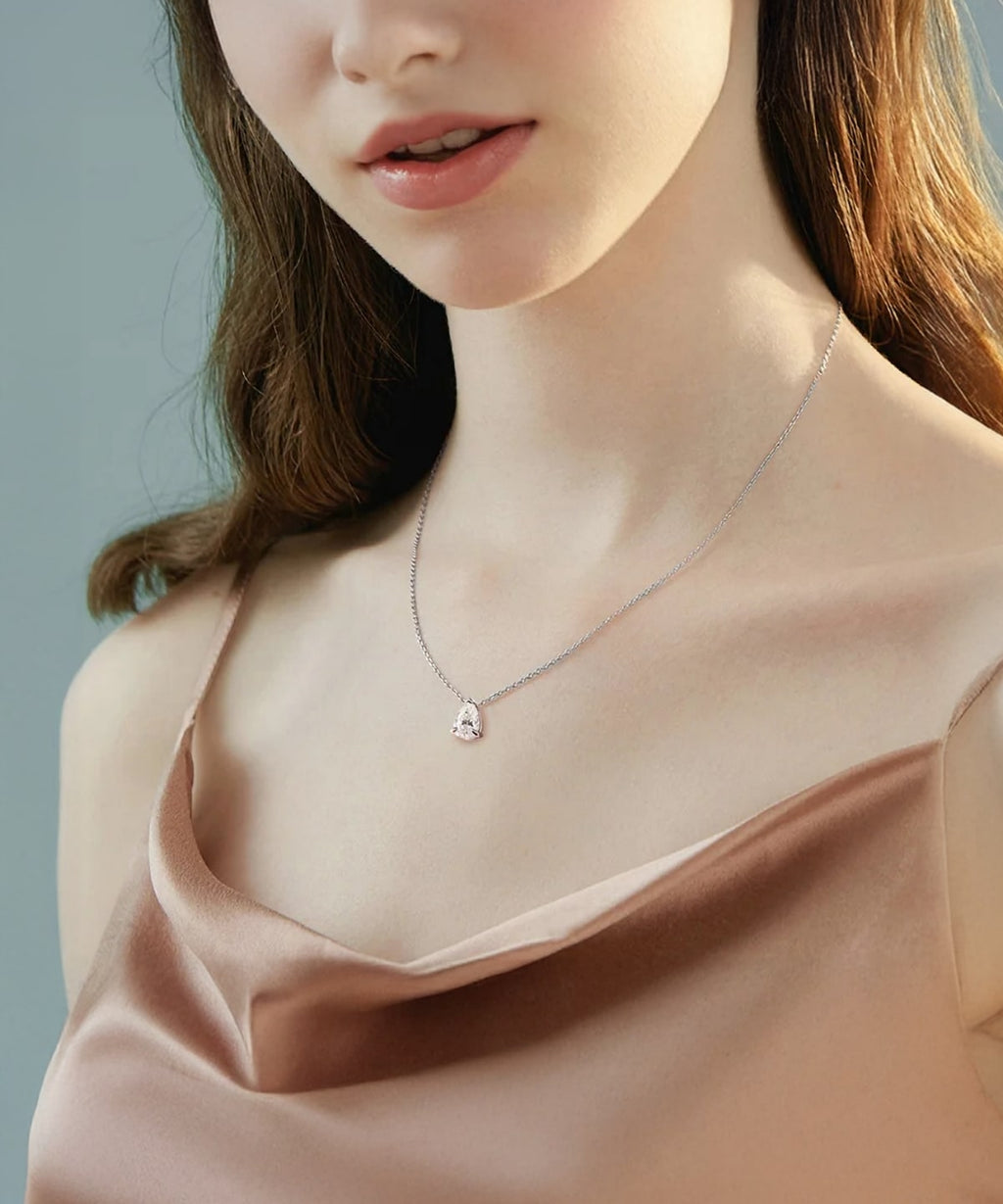 Moissanit Halskette Fiora