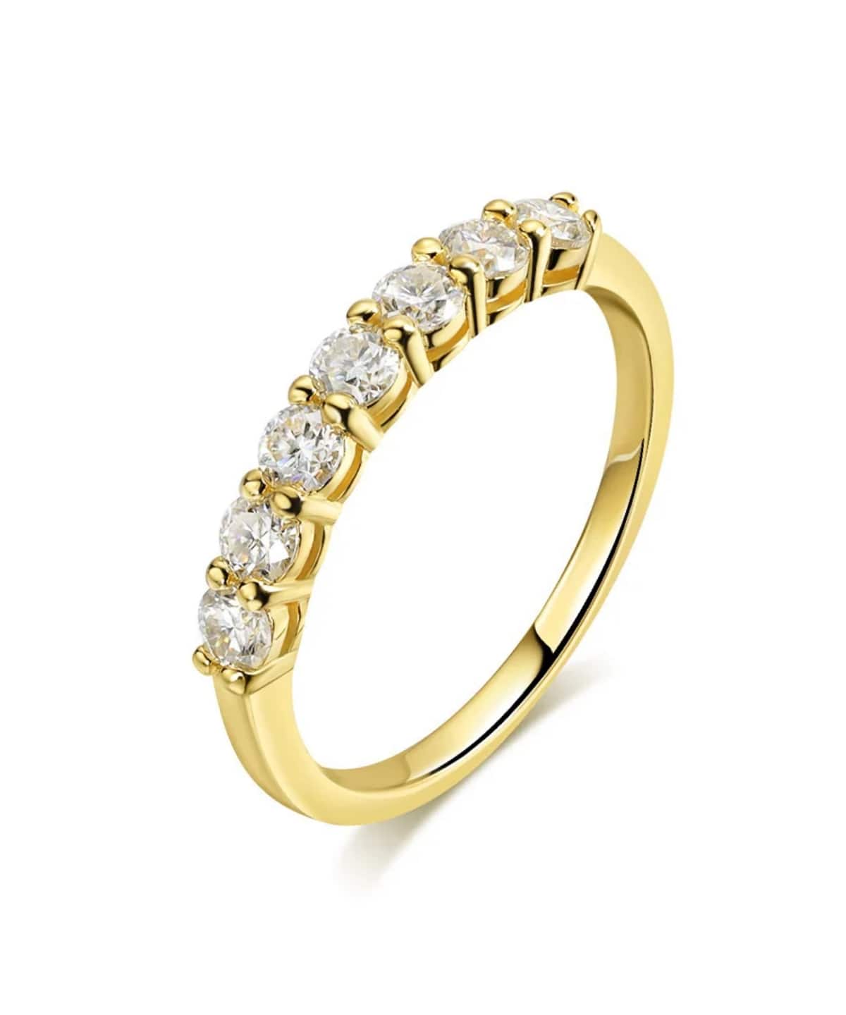 Moissanit Ring Lux - Gold