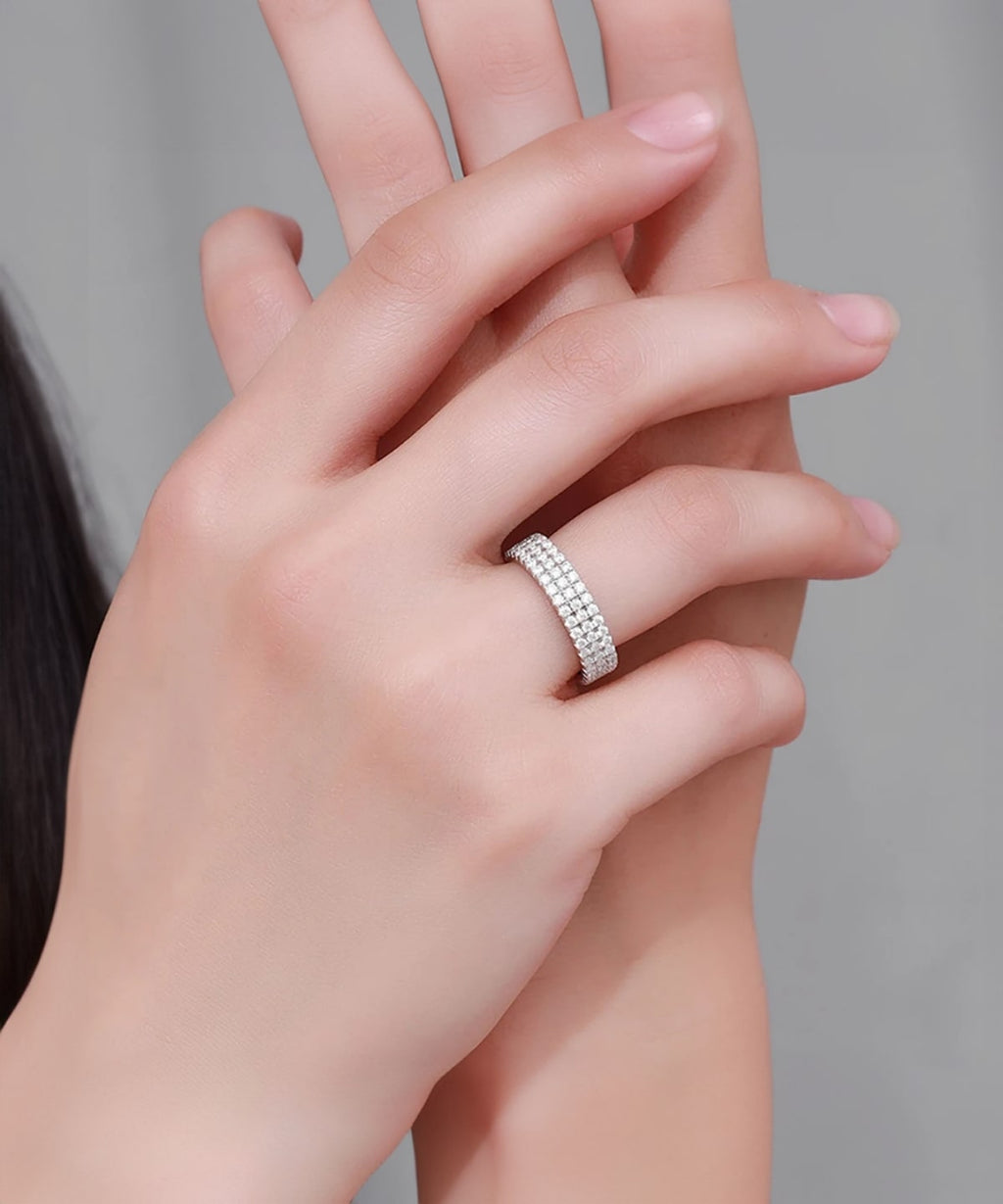 Moissanit Ring Cledo - Gold