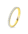 Moissanit Ring Forever - Gold