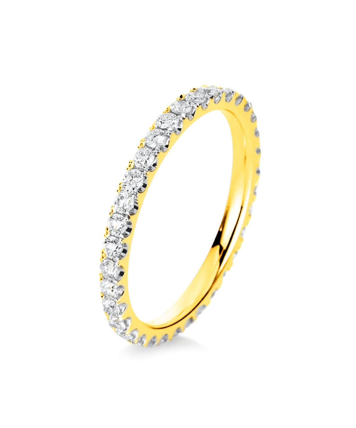 Moissanit Ring Forever - Gold