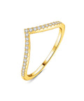Moissanit Ring Lucia - Gold