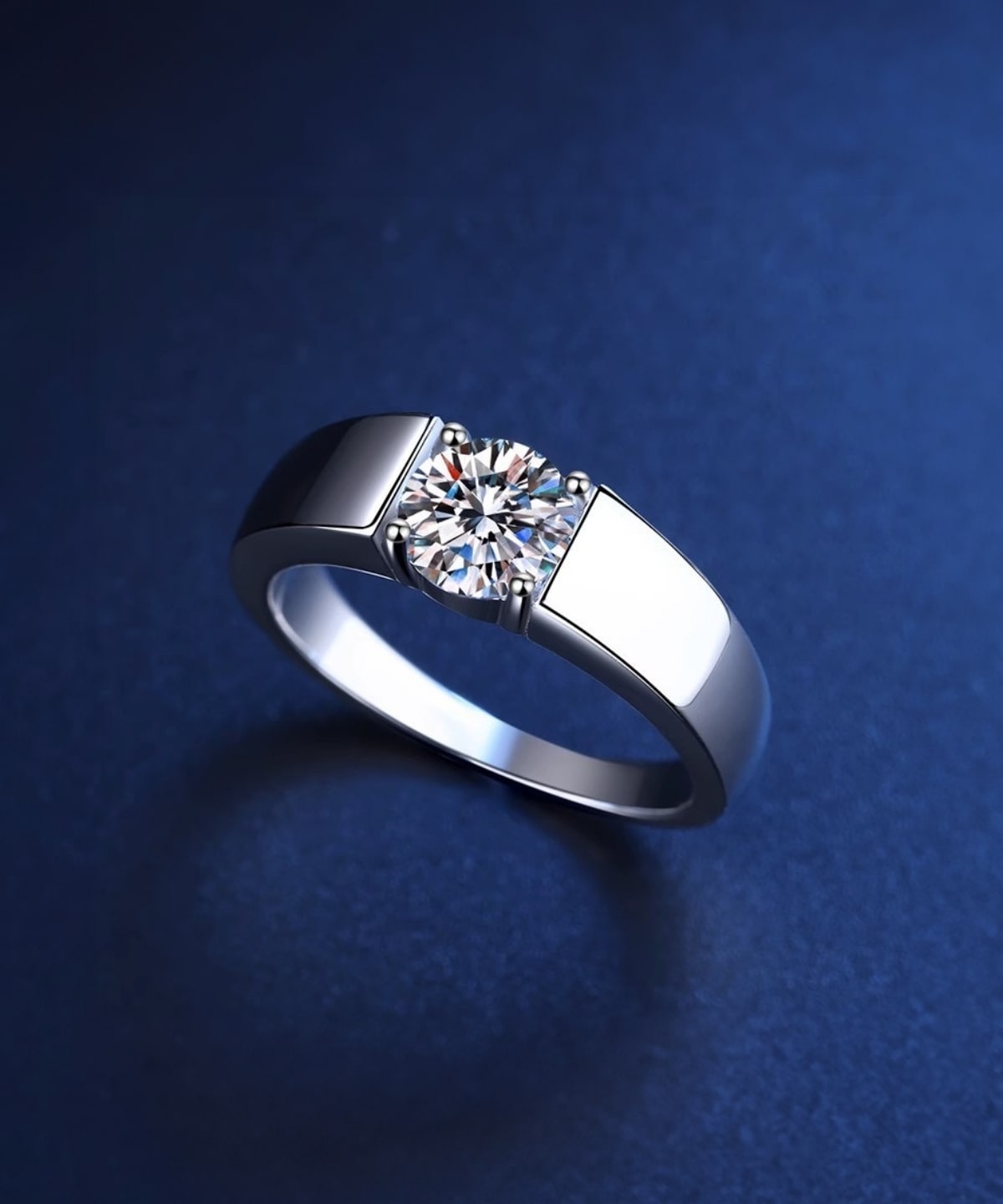 Moissanit Männer Ring Prestige - Gold