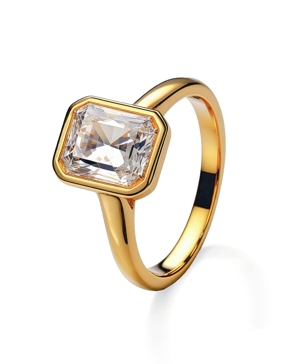 Moissanit Ring Veliso - Gold